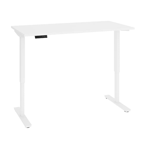 Bestar Bestar Viva 60W x 30D Electric Standing Desk in white 19867-000017 - main